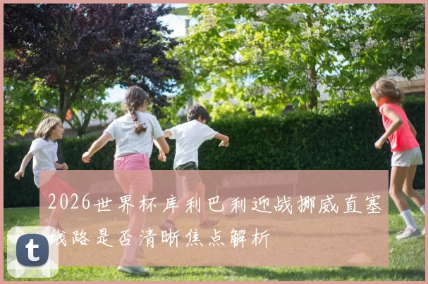 2026世界杯库利巴利迎战挪威直塞线路是否清晰焦点解析